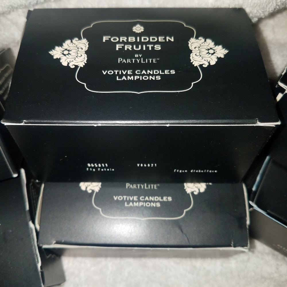 Partylite Fig Fatale votives by Forbidden Fruit 3 Six Packs